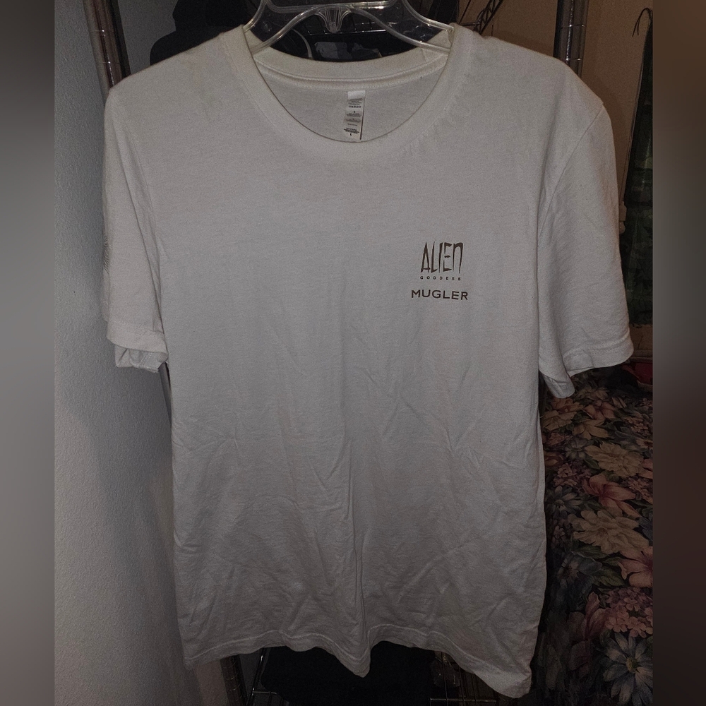 Alien Goddess Mugler White T-Shirt